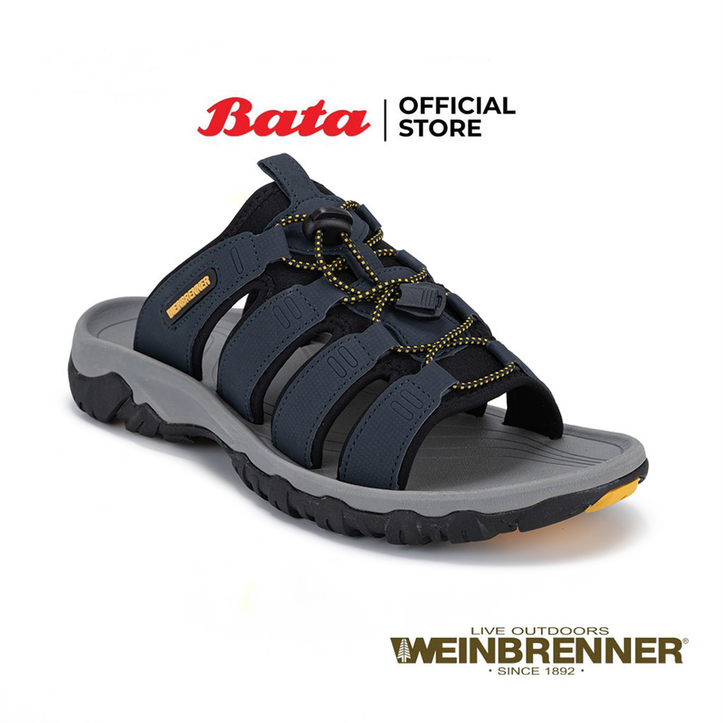Bata บาจา Weinbrenner รองเท้าลำลองแบบสวม เดินป่า รองรับน้ำหนักเท้าได้ดี สำหรับผู้ชาย รุ่น BERLIN สีน้ำตาล 8404028 สีกรมท่า 8409028