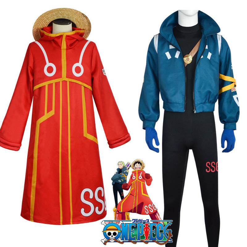 เสื้อแจ็กเก็ตคอสเพลย์ Monkey D Luffy Robe 163 Luffy สําหรับผู้ใหญ่
