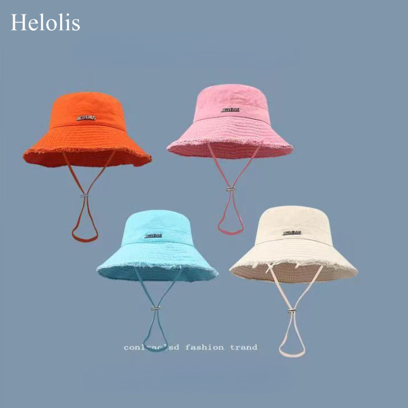 หมวกปีกกว้าง ป้องกันลม ป้องกันแดด แต่งเชือกโลหะ สําหรับผู้หญิง