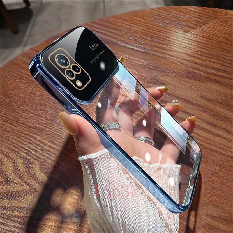 เคส Vivo V21 5G V23E 5G V23 5G V25E V25 V27E V27 5G V20 SE V21E Y73 S1 Pro V29 5G กรณีป้องกันโทรศัพท์โปร่งใส DSC