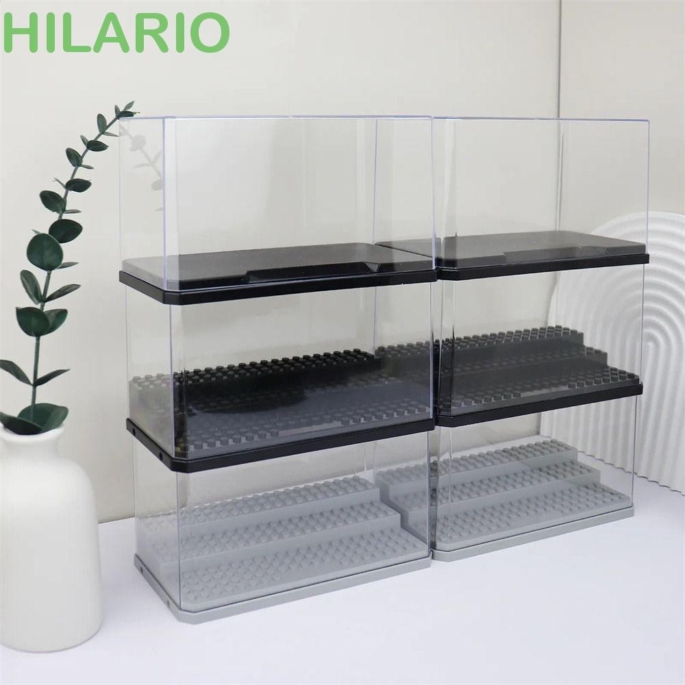 Hilario กล่องอะคริลิคใส กันฝุ่น ขนาดเล็ก 3 ขั้น สําหรับใส่โมเดลรถยนต์
