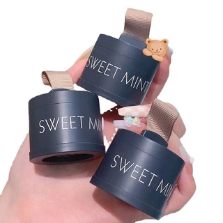 H-02🌟SweetMintผงไฮเดรตติ้งแป้งฝุ่นปิดผมบางหัวเหม่ง หัวเถิก หัวล้าน ซ่อมแซมไรผม ดูเป็นธรรมชาติ ผงปิดเหม่ง กระปุกดำ มี 2สี