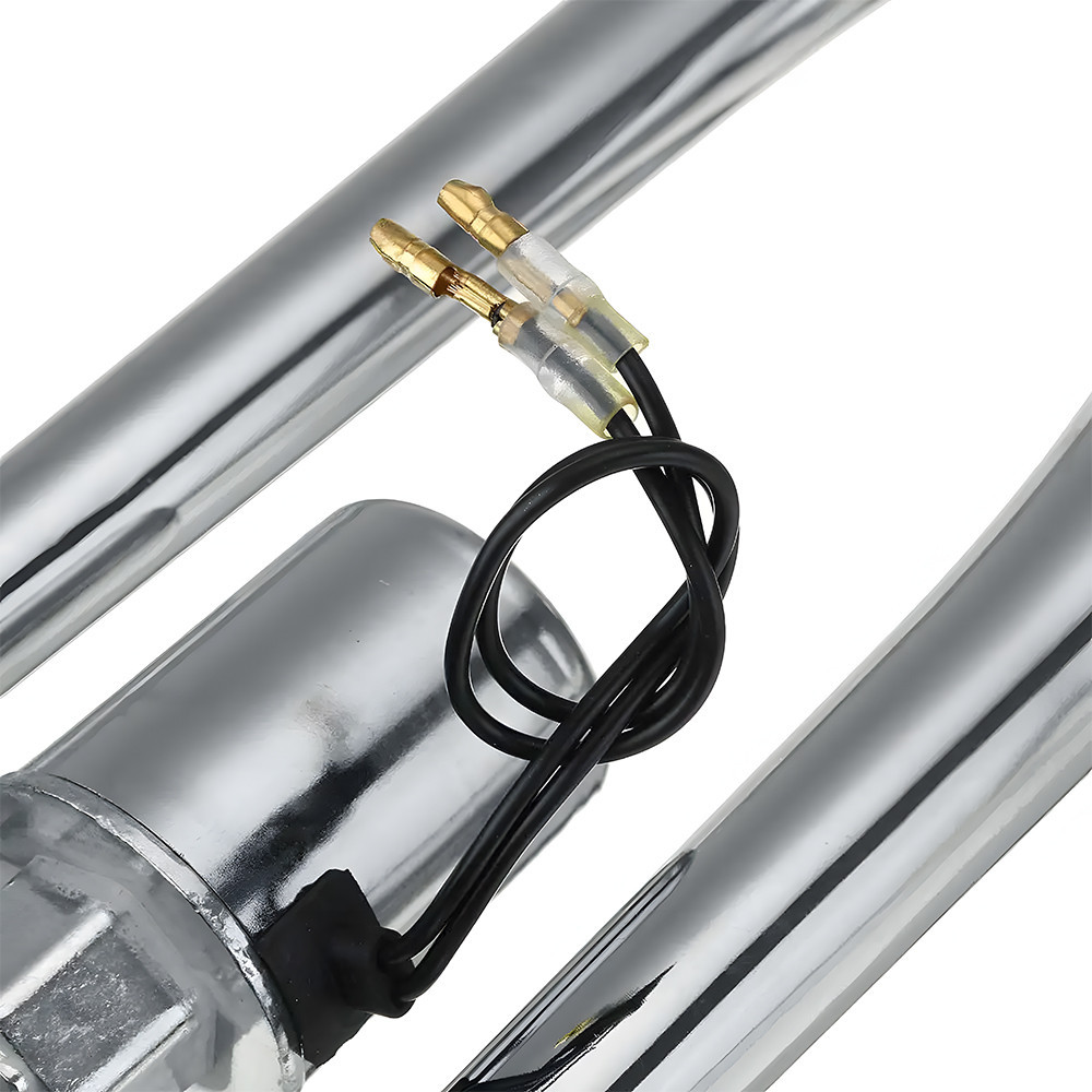 แตรลมไฟฟ้า 12V/24V แตรลมรถบรรทุก600db/300db ดังเสียงดังสุดยอดแบนด้านล่างรถแตรอากาศชุบโครเมี่ยมชุบสังกะสีแตรคู่รถบรรท - รูปที่ 5