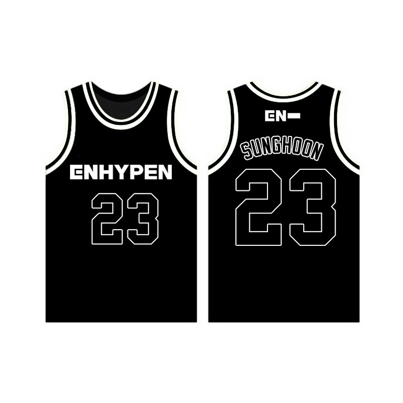 เสื้อกีฬาแขนสั้น ลายทีมสมาชิก ENHYPEN