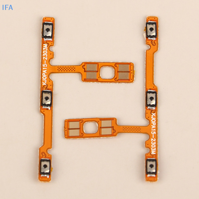 【IFA】ปุ่มสวิตช์เปิดปิด ควบคุมระดับเสียง สายเคเบิลอ่อน แบบเปลี่ยน สําหรับ OPPO A15 1 ชิ้น