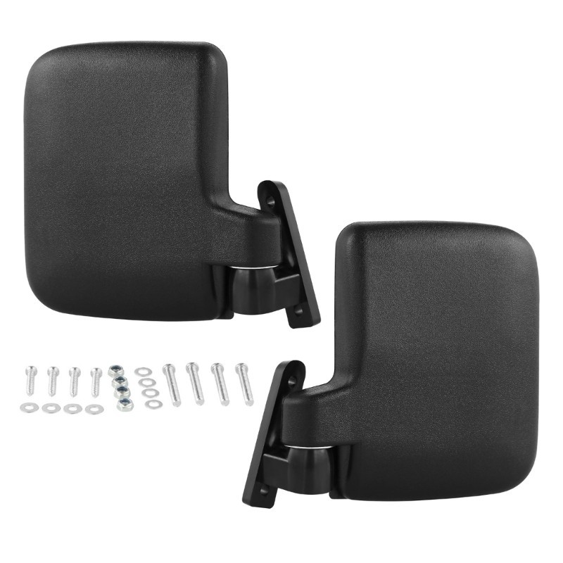 QJ Golf Cart Glass Universal Foldings Side View Glass For Golf Cart Club Cart