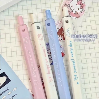 ปากกาเจลสีดํา 0.5 มม. เหมาะสําหรับลายการ์ตูนน่ารักของนักเรียน