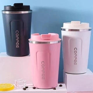 แก้วกาแฟ แก้วเก็บอุณหภูมิ แก้วน้ำเก็บความเย็น 2ขนาด 380ml. และ 510ml. ขนาดกำลังพอดี พกพาง่าย น้ำหนักเบาสีสวยทุกใบ