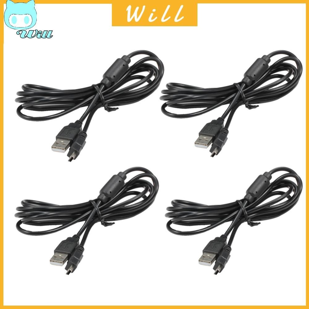 ✿สายชาร์จ USB สําหรับจอยเกมไร้สาย PS3 PS3 พร้อมแหวน