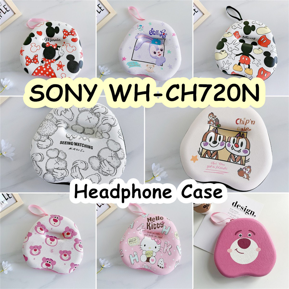 【พร้อมส่ง】เคสหูฟัง ลายการ์ตูน สําหรับ SONY WH-CH720N