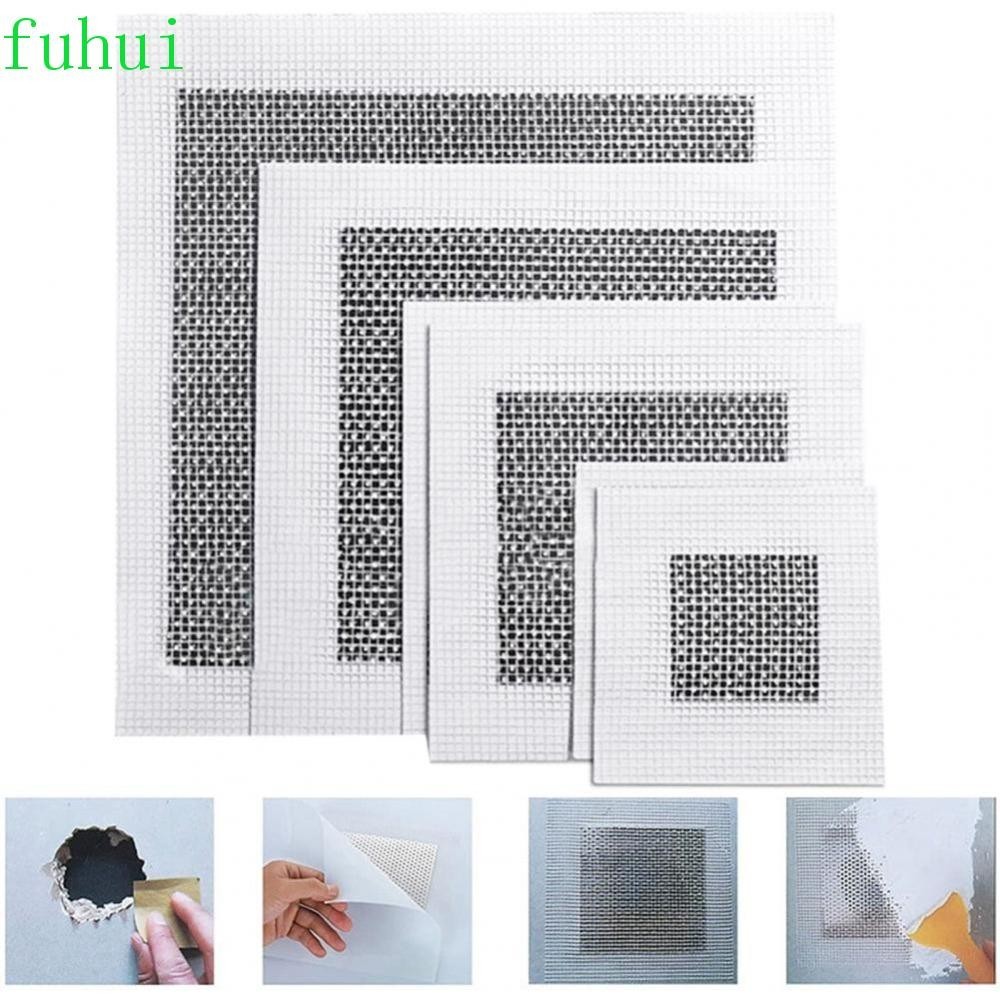 Fuhui แผ่นพลาสเตอร์สติกเกอร์ตาข่าย ยิปซั่ม สําหรับติดตกแต่งผนัง หน้าต่าง เพดาน