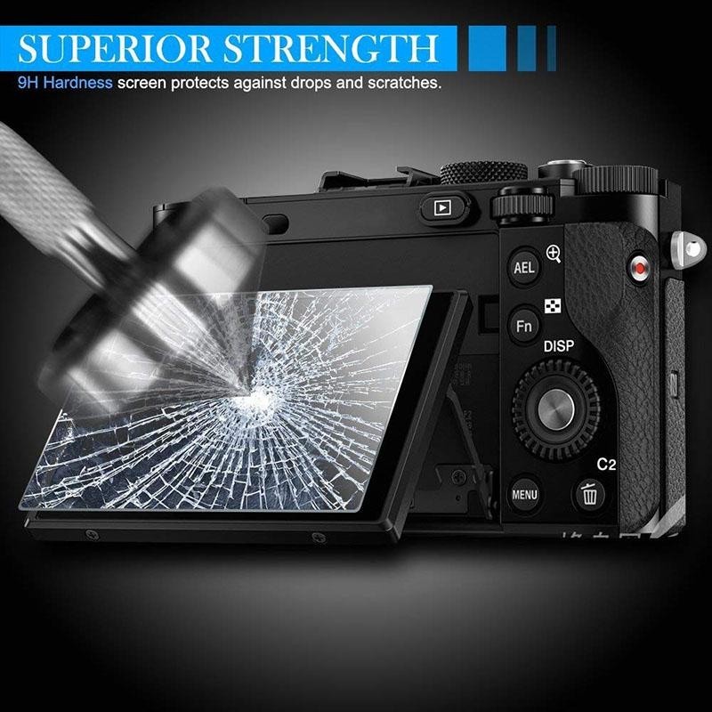 สำหรับ Canon EOS 3000D 4000D กล้องป้องกันรอยขีดข่วนล้างกระจก9H 2.5D ป้องกันหน้าจอแอลซีดีฟิล์มป้องกันการระเบิดแกร่งยาม