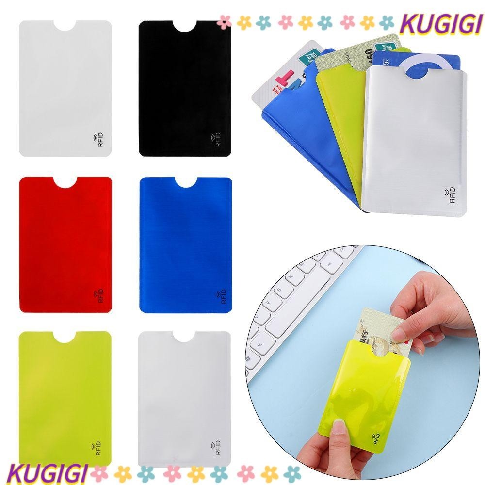 Kugigi 5 ชิ้น Rfid ที่ใส่บัตรเครดิต บัตรเครดิต ธนาคาร บล็อกความปลอดภัย