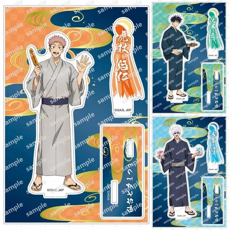 Standee รุ่น Jujutsu Kaisen Gojo Sukuna Megumi Yuji Nanami Nobara Gito a24 Study มุมอุปกรณ์ตกแต่งโต๊ะทํางาน