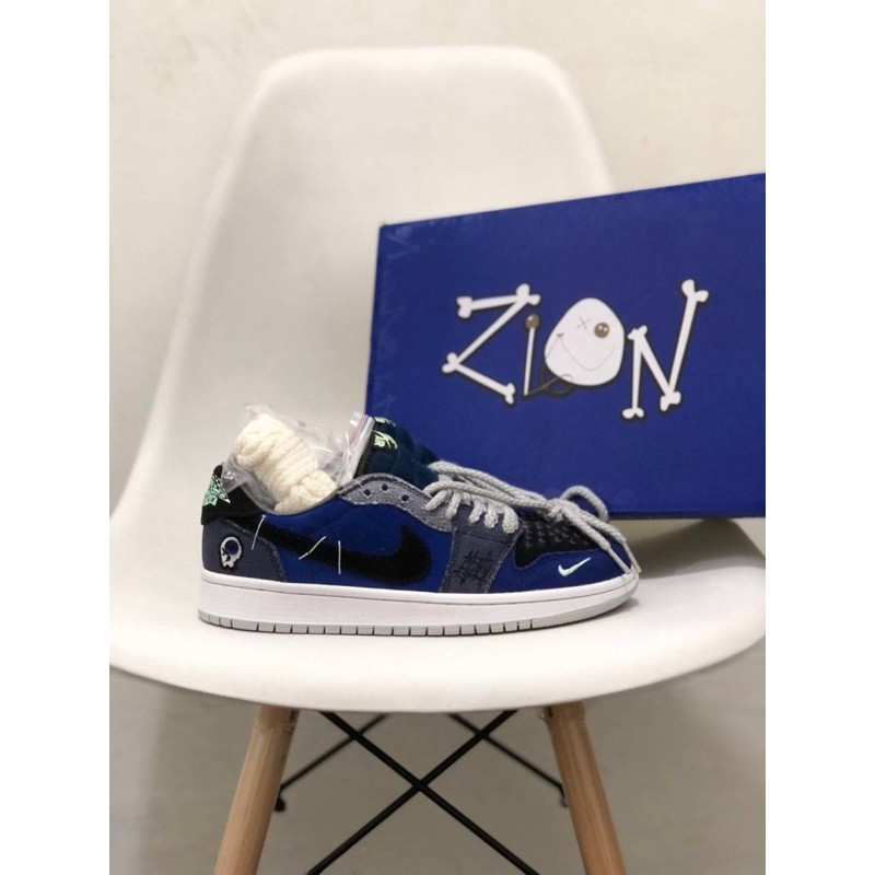 Nike Air Jordan 1 Low OG x Zion Williamson Voodoo Alternate  ลำลอง