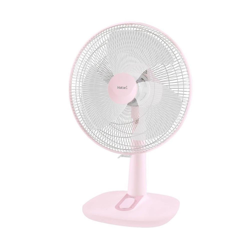 HATARI พัดลมตั้งโต๊ะ 16 นิ้ว รุ่น T16M1 สีชมพู
