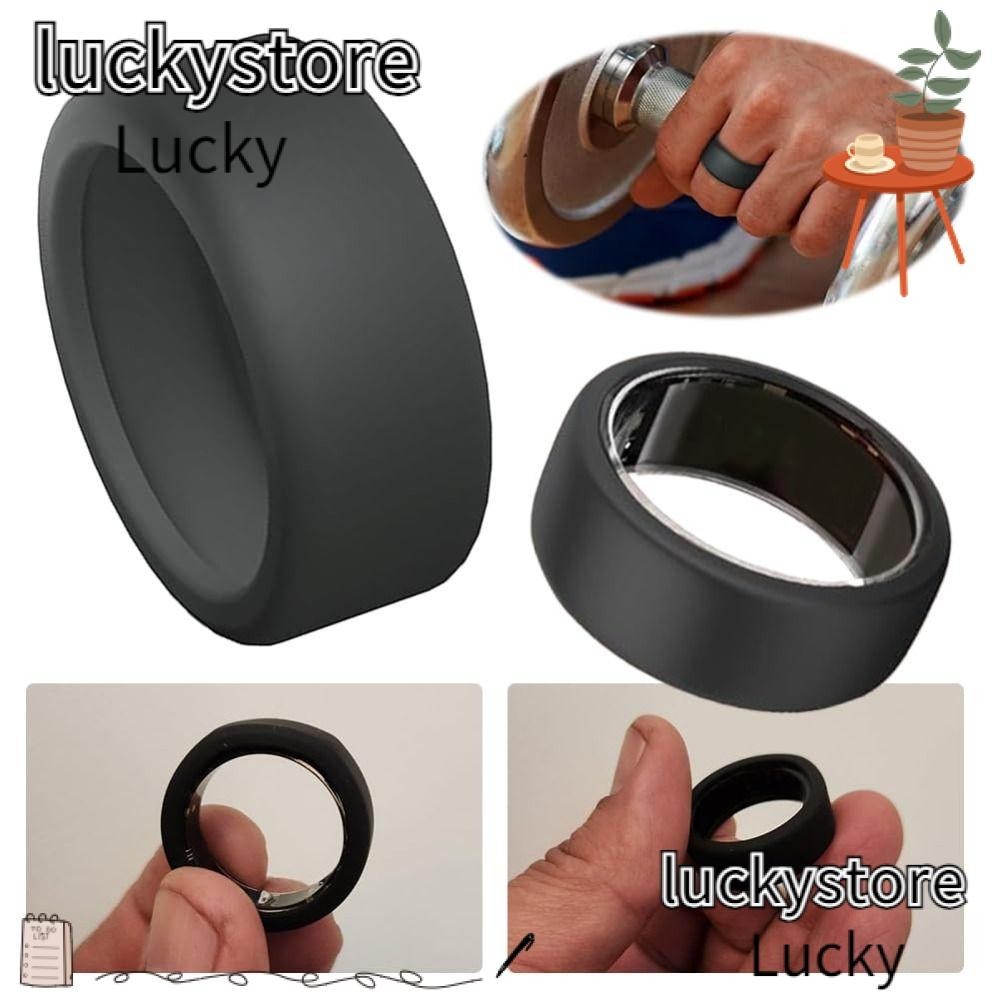 Lucky เคสแหวนซิลิโคน ป้องกันรอยขีดข่วน กันกระแทก ทนทาน เหมาะกับผู้ชาย และผู้หญิง สําหรับเครื่องประดับ Oura Ring Gen 3