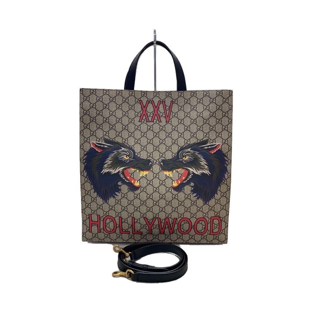 GUCCI Tote Bag GG Supreme Direct from Japan Secondhand