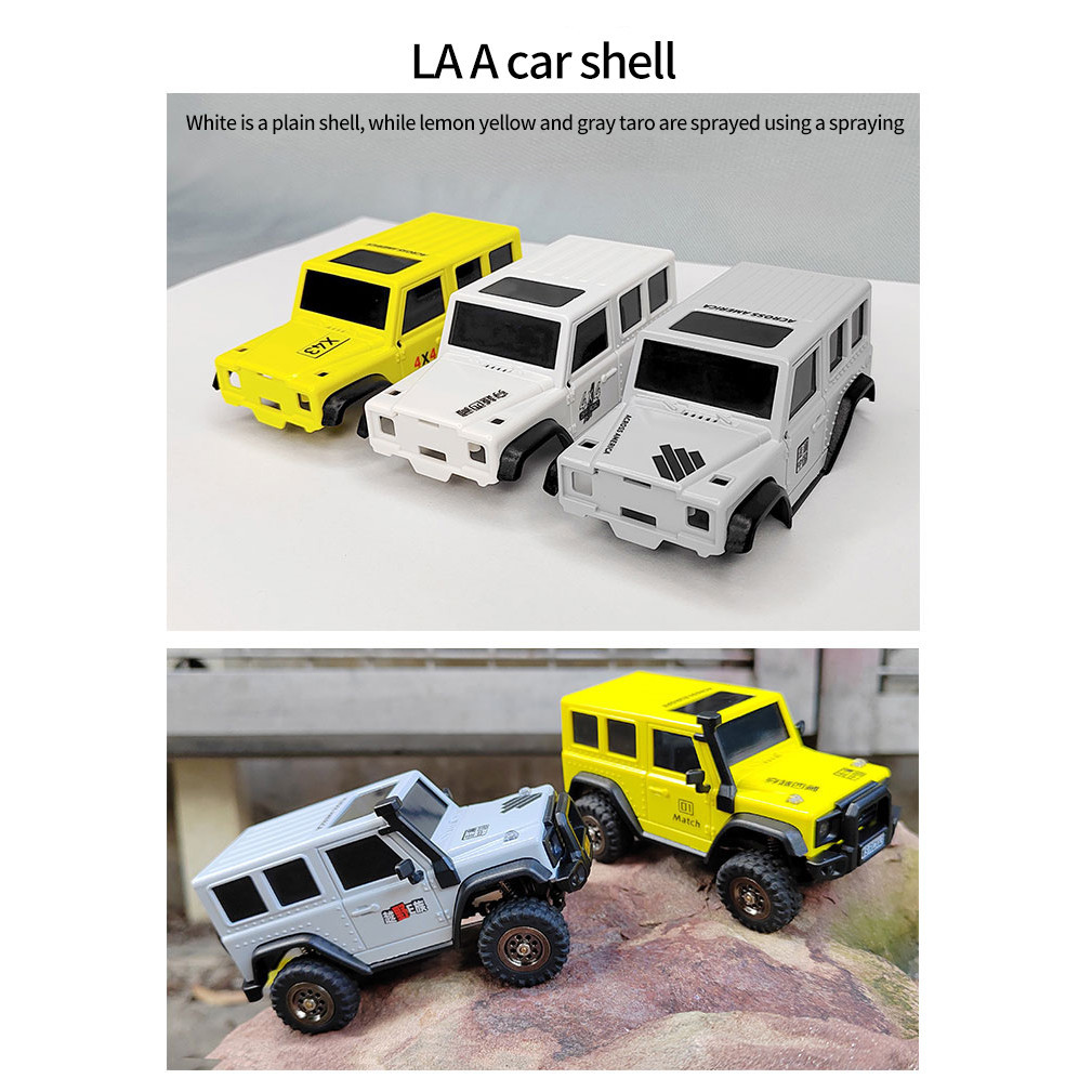 Ldarc X43 1/43 ชุดรีโมตควบคุมระยะไกล แบบเปลี่ยน สําหรับรถยนต์ปีนเขา L0510 LAA