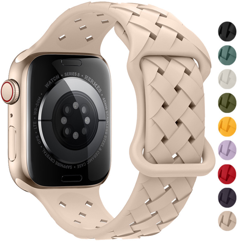 สายนาฬิกาข้อมือซิลิโคน สําหรับ Apple Watch ultra2 IWatch series 9 8 7 6 SE 5 4 3 49 45 44 42 41 40 38 มม.