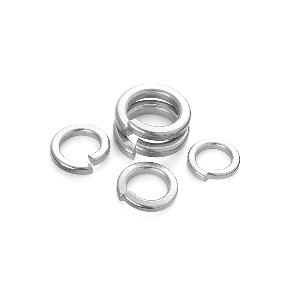 แหวน แหวนสปริง แหวนรอง กันคลาย สแตนเลส 304 สแตนเลสสตีลสปริงเครื่องซักผ้ายืดหยุ่นเครื่องซักผ้าสปริง M1.6/M2/M2.5/M3/M4/M5/M6/M8/M10/M12-M30 - รูปที่ 4