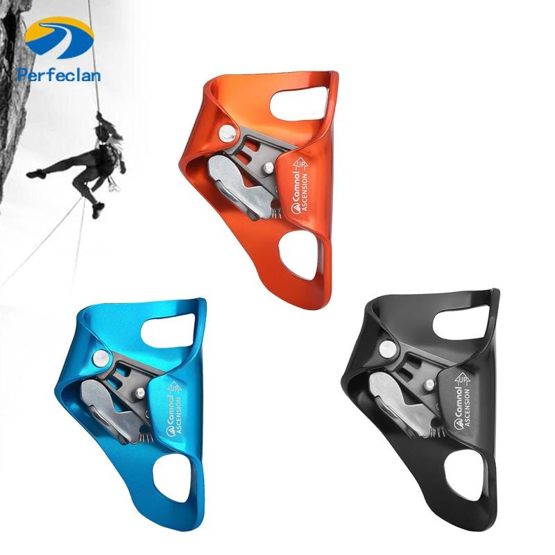 Perfeclan Rock Climbing Chest Ascender Hand Ascender เชือก Clamp Rappelling อุปกรณ์สําหรับการปีนเขาก