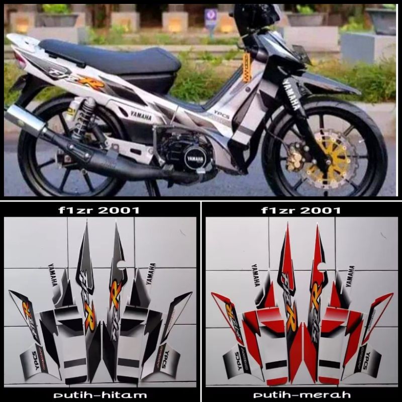 สติ๊กเกอร์สติ๊กเกอร์ STRIPING LIS LES BODY MOTORCYCLE YAMAHA F1ZR FIZR MARLBORO 2001 2002 SPORTY