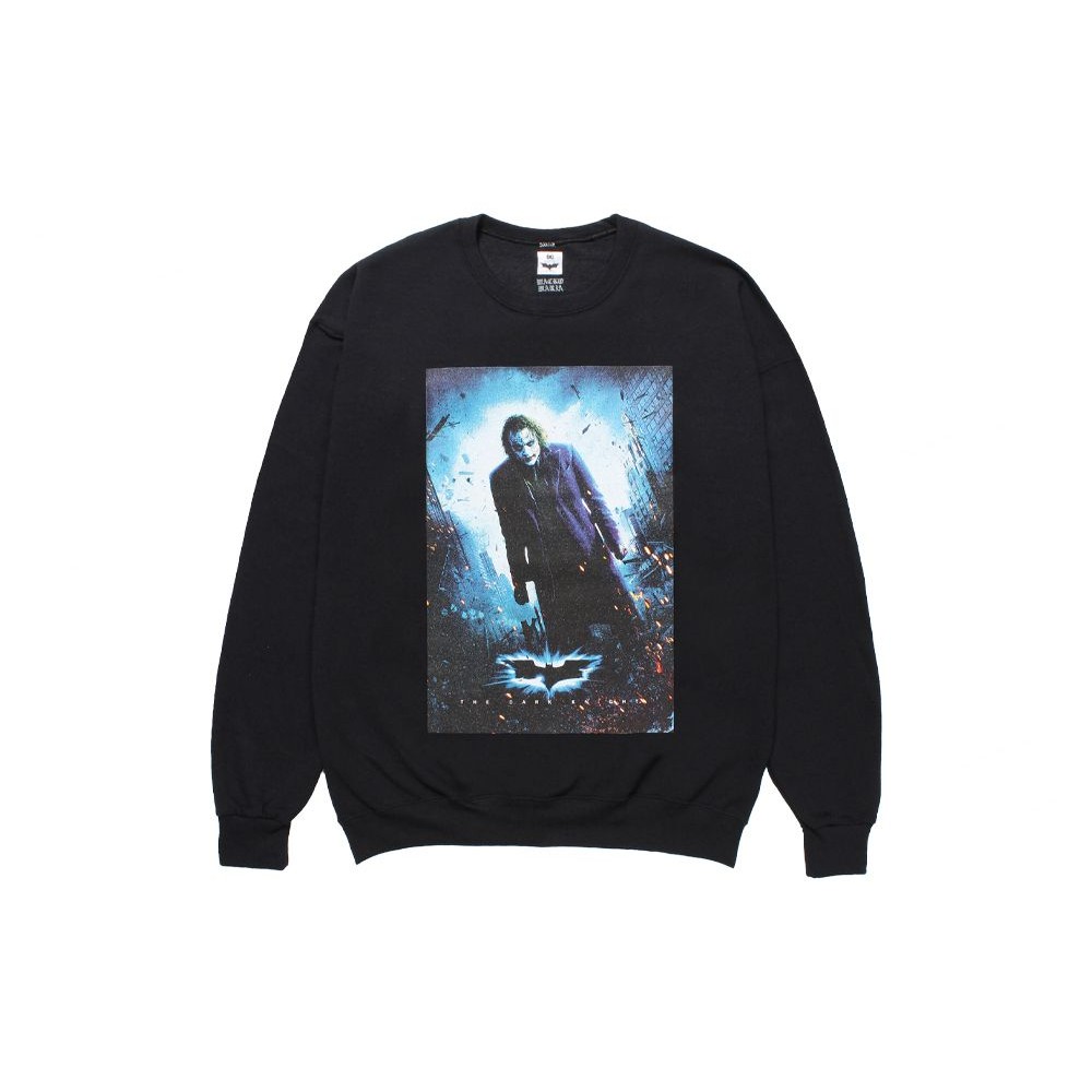 WACKO MARIA x The Dark Knight Trilogy Sweat Shirt Black Unused