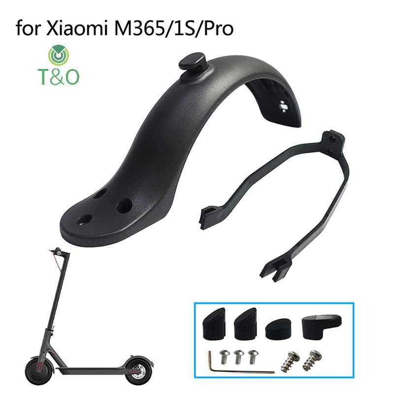 การ์ดบังโคลนด้านหลัง T&O + + ตะขอสําหรับ M365 สกู๊ตเตอร์ไฟฟ้า ใหม่
