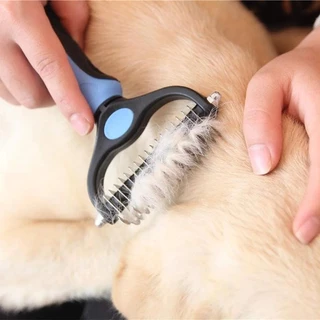 Professional สัตว์เลี้ยง Deshedding แปรงสุนัขผม Remover สัตว์เลี้ยงขนสัตว์ Knot เครื่องตัด Puppy Cat หวีแปรงสุนัข Grooming อุปกรณ์ส่อง