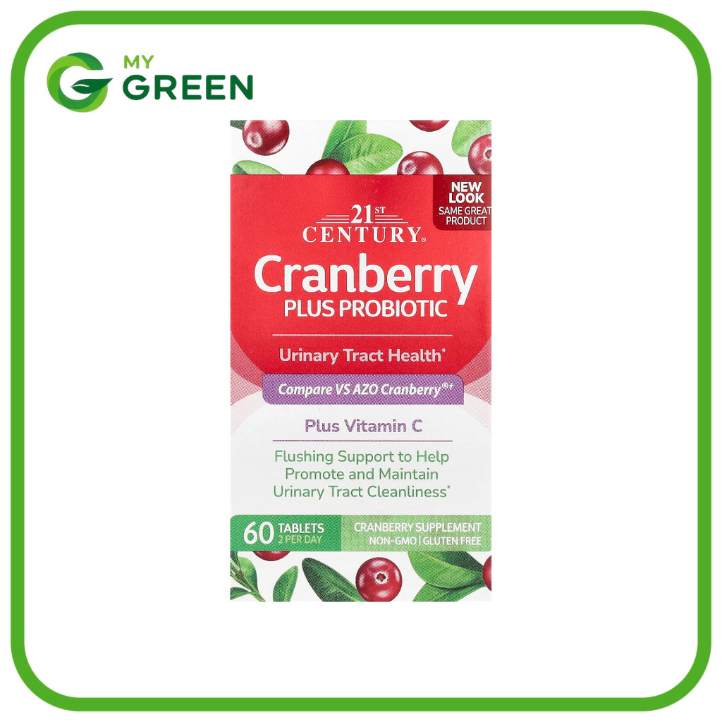 21st Century, Cranberry Plus Probiotic, 60 Tablets