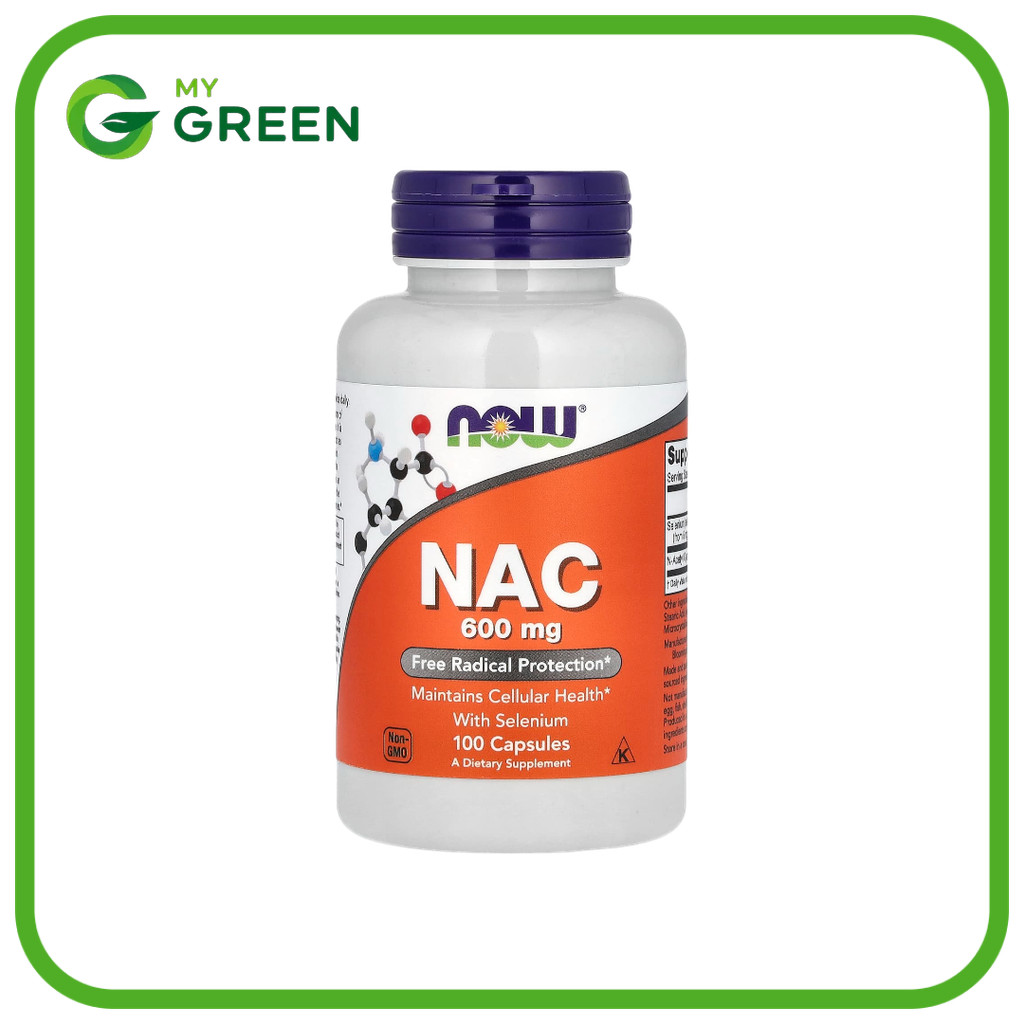 📢พร้อมส่ง 🔔  NOW Foods, NAC, 600 mg