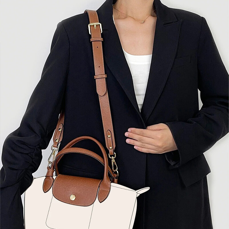 Evertoner สายคล้องไหล่ ปรับได้ สําหรับ Longchamp ขนาดเล็ก