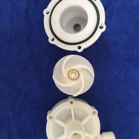 MP-30R MD 30rm อุปกรณ์ปั๊มแม่เหล็กหัวปั๊มฝาครอบด้านหน้าใบพัดแยกชิ้นส่วนอุปกรณ์ MP-40R 40rm