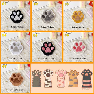 ☸ แผ่นสติกเกอร์ Q Claws มีกาวในตัว สําหรับติดตกแต่ง ☸ แผ่นแพทช์รีดติดเสื้อ สําหรับตกแต่งเสื้อผ้า กระเป๋า 1 ชิ้น