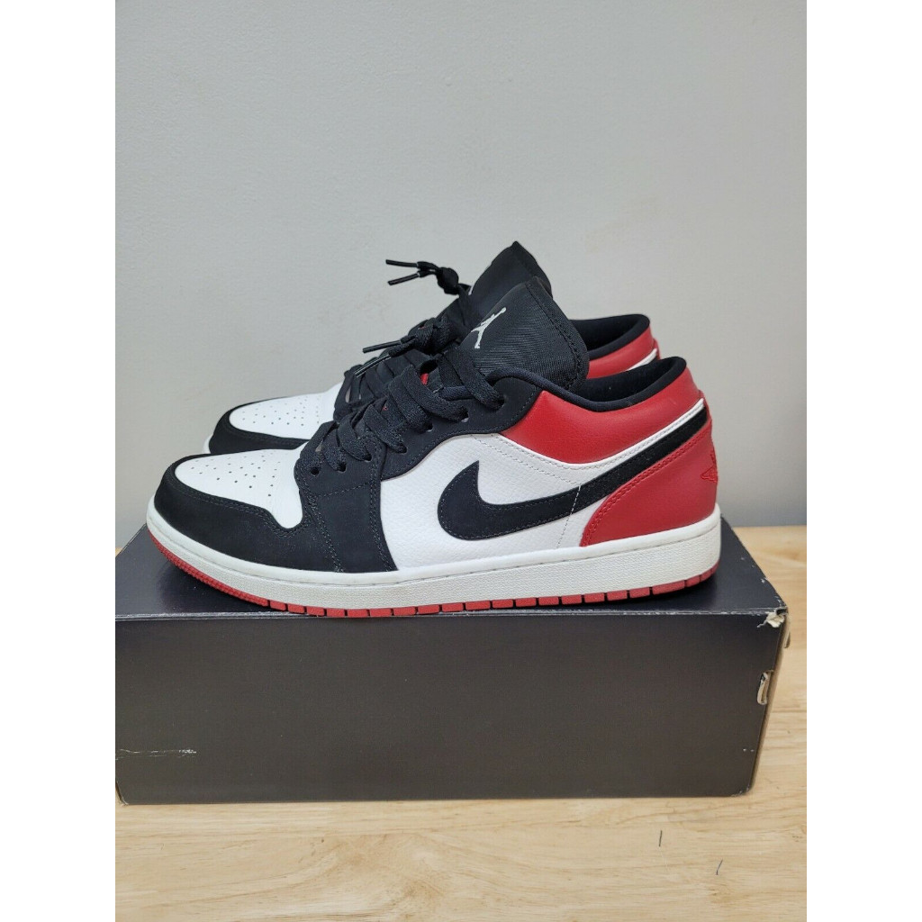 Nike Air Jordan 1 Low - Black Toe - 553558-116