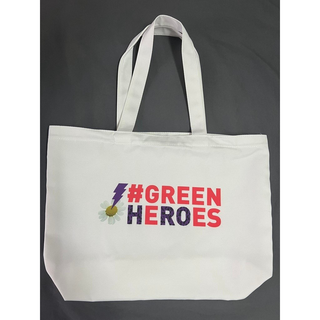 Yves Rocher Green Heroes Bag Size M อีฟ โรเช กระเป๋าผ้า รักโลก Recycle bag สวยๆ  [ ** Y9 ** ]