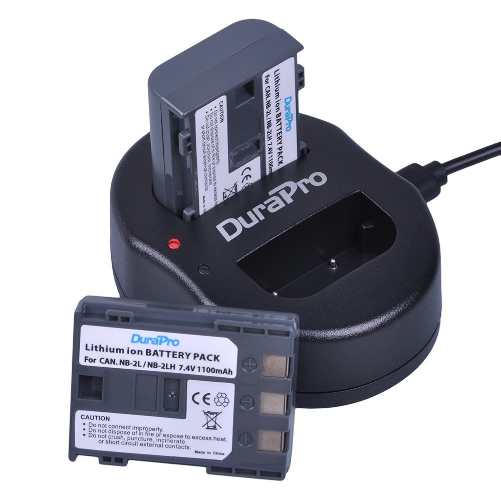 สินค้าพร้อมส่ง แท่นชาร์จ CHARGER DUAL CANON NB2L for Canon EOS 400D S80 S70 S50 S60 350D G7 G9 Kiss 