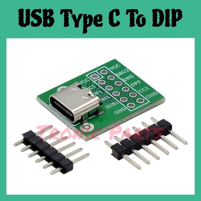 USB Type C ตัวเมียเป็น DIP 12Pin อะแดปเตอร์บอร์ดทดสอบขั้วต่อ PCB Type-C