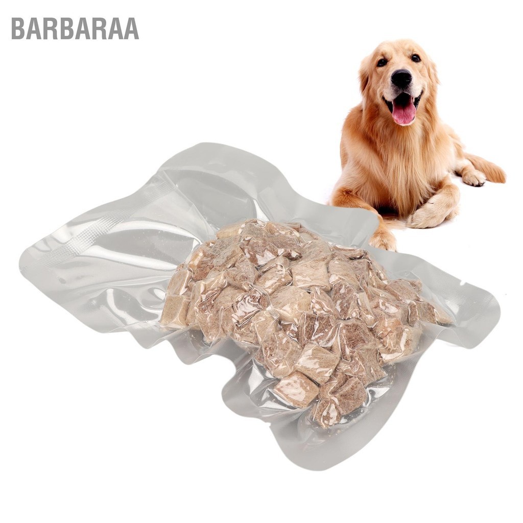 Barbaraa Freeze Dry Beef Pet Treats Natural Healthy Rich in Trace Elements สุนัขอาหารแห้งแช่แข็งสำหรับแมวสุนัข 40g