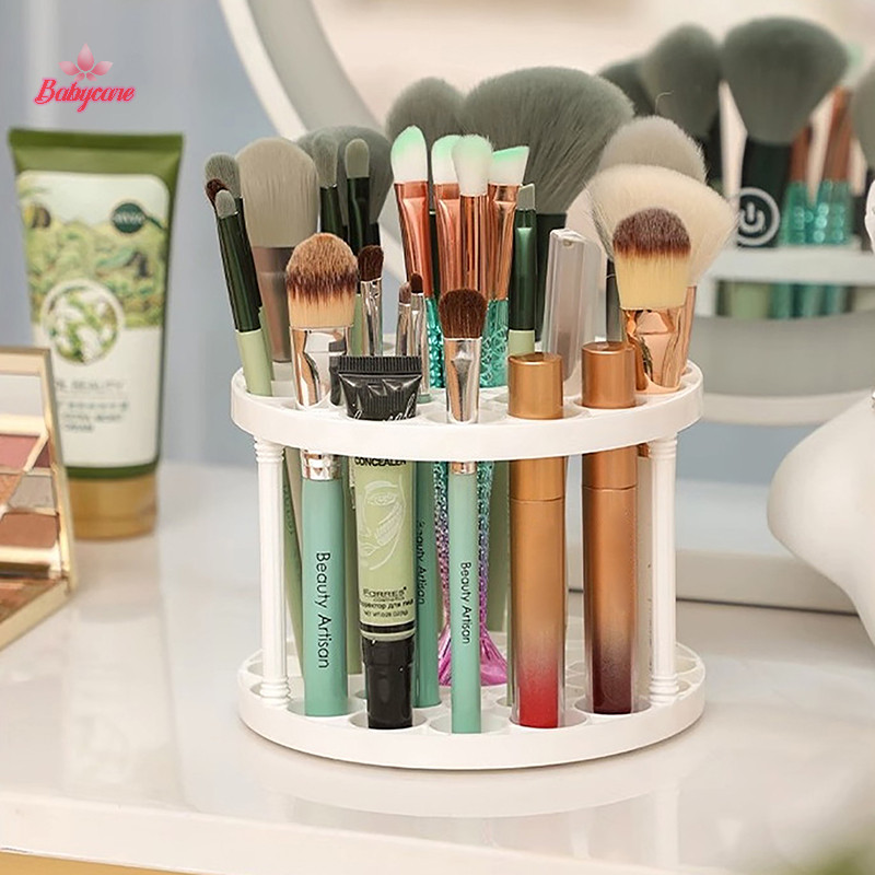 Byce> กล่องเก็บแปรงแต่งหน้า เครื่องสําอาง ขนาดใหญ่ จุของได้เยอะ ราคา ถูกที่สุด ดีลบีเคเค แกลเลอรีภาพที่ 4