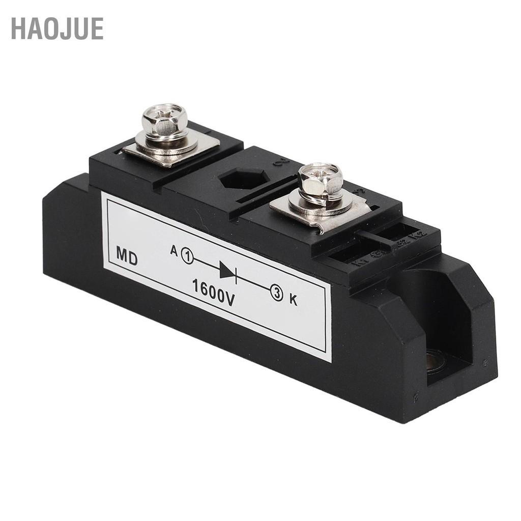 HaoJue Bridge Rectifier 2 เทอร์มินัลไดโอด โมดูลทองแดงแผ่น Cooling 100A 1600V