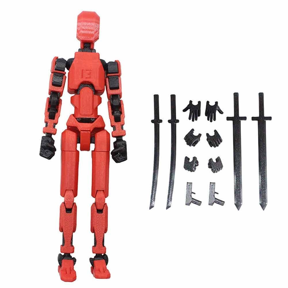 T13 Action Figure, DIY Titan 13 Action Figure, Robot Action Figure,3D Printed Action Action Figures