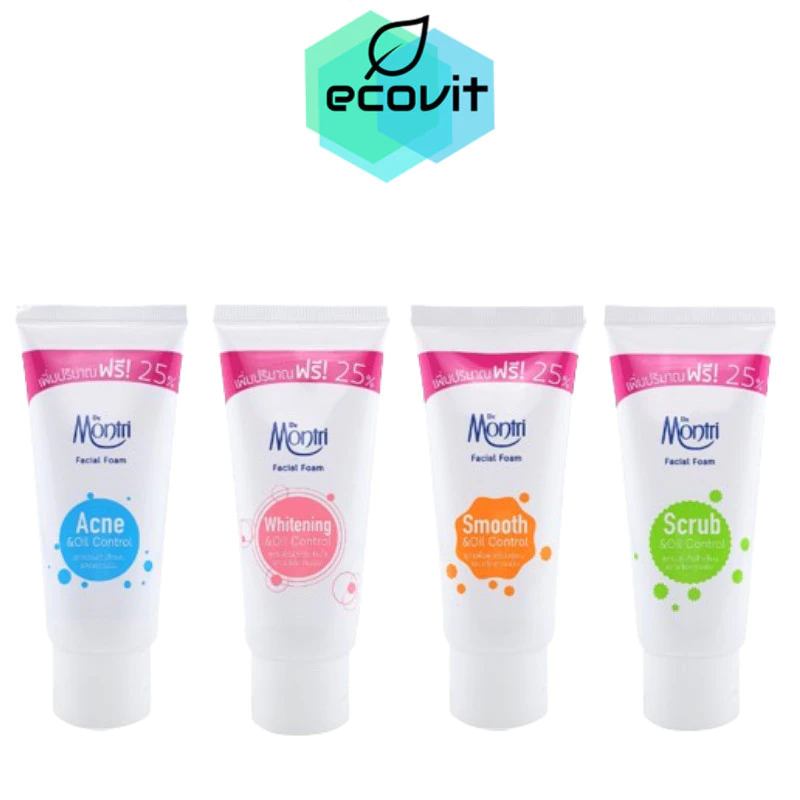 วิปโฟมล้างหน้า Dr. Montri Facial Foam ดร.มนตรี เฟเชียล โฟม [62.5 g.] วิปโฟม ล้างหน้า