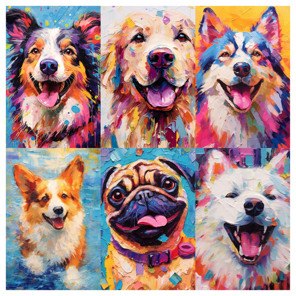 [KS] ชุดงานปักครอสติชเม็ดบีด ทรงเพชร ลายสุนัขน่ารัก 5d ขนาด 30×40 ซม. 40×50 ซม. 50×60 ซม. สําหรับตกแต่งบ้าน ห้องนอน ห้องนั่งเล่น ราคา ถูกที่สุด ดีลบีเคเค รูปภาพหลัก