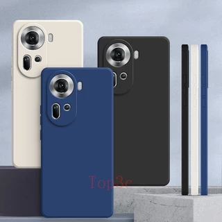 เคส OPPO Reno 11 5G 11 Pro 5G 8 5G 8z 5G 7Z 5G 8T 5G 7 10 Pro 5G เคสโทรศัพท์มือถือ ซิลิโคน กันกระแทก สีพื้น สําหรับ YT