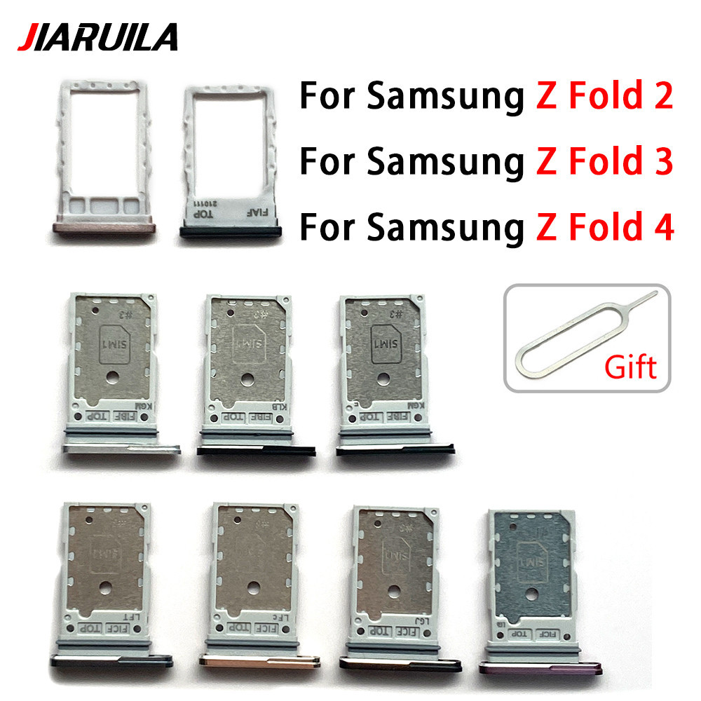 ถาดซิมการ์ด อะไหล่ซ่อมแซม สําหรับ Samsung Galaxy Z Fold 2 3 4 Fold2 Fold3 Fold4 ราคา ถูกที่สุด ดีลบีเคเค แกลเลอรีภาพที่ 5