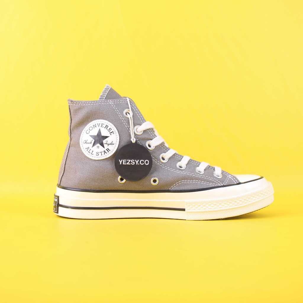 Sepatu Converse Chuck Taylor 70S HI Grey Egret ลำลอง