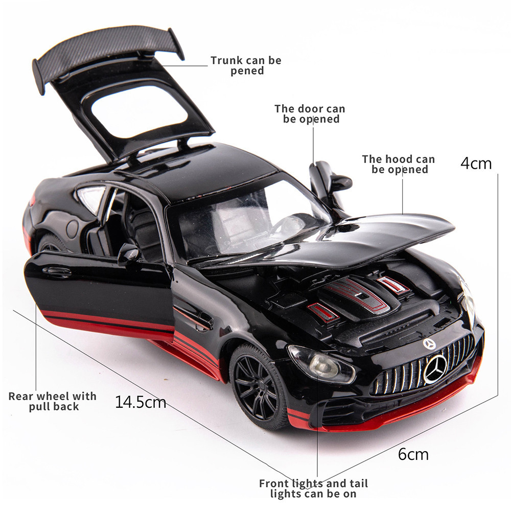 Klt 1:32 Benz AMG GT Diecast รุ่นรถโลหะผสมรถของเล่นคอลเลกชันของขวัญสําหรับเด็กเด็กผู้หญิง