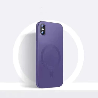 ใหม่ เคสโทรศัพท์มือถือ ซิลิโคน ชุบไฟฟ้า แม่เหล็ก กันกระแทก สําหรับ iPhone X XS Max xr 11 12 13 Pro Max 7 8 Plus
